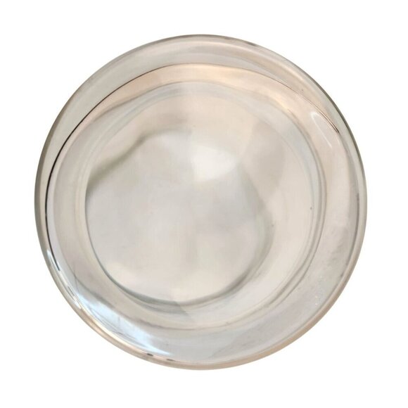 Clear Glass Flower Gathering Vase Elegant Design 8" Tall 4.5" Top Diameter For H - Picture 5 of 10